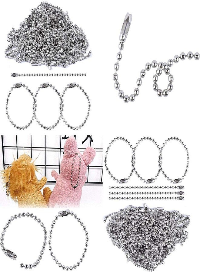 دي آي واي كرافتس مجموعة أدوات يدوية مكونة من 25 قطعة، لون فضي، مشبك توصيل خرز بطول 100 مم وقطر 2.4 مم (عبوة من 25 قطعة، لون فضي) - Image 1